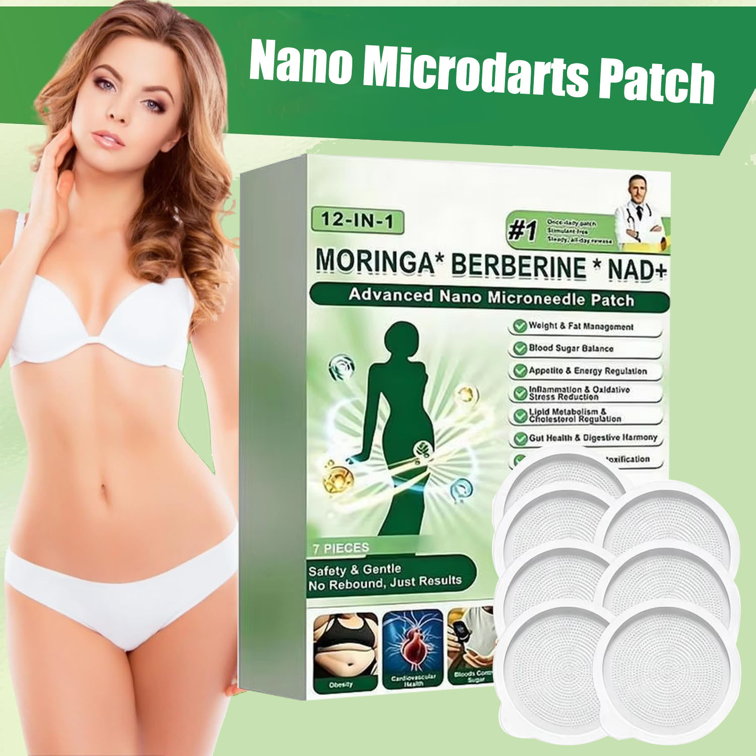 Xbody Health & Wellness Wayne Nj - Fortschrittliches Nano-Mikronadel-Pflaster zur Straffung mit Berberin