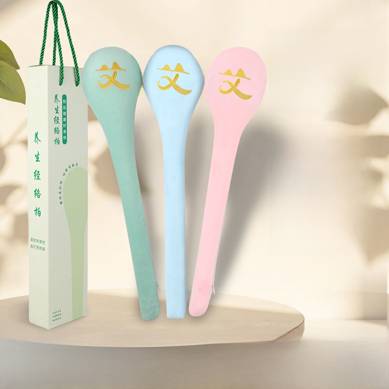 Longevity Health & Wellness Hotel Adults Only - Akupunktur-Meridian-Klopfstab für Langlebigkeit, Moxa-Kräuter-Klopfstab, Traditionelle Chinesische