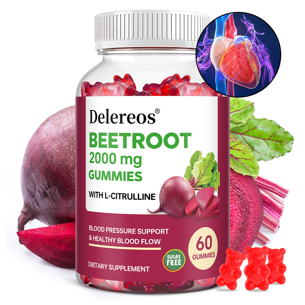 Health Wellness Gummies - Rote-Gummibonbons, helfen bei der Unterstützung gesunder