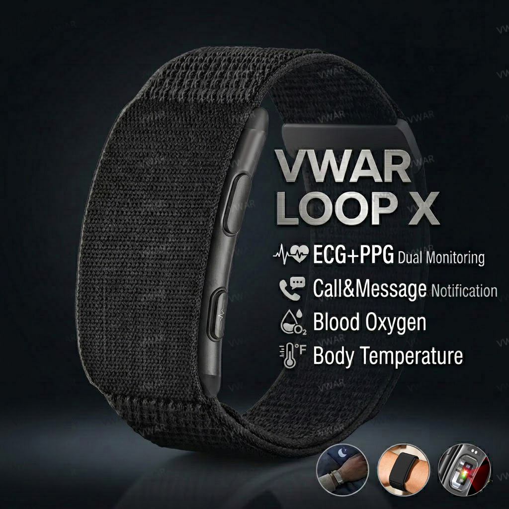 Xbody Health & Wellness Wayne Nj - VWAR LOOP X EKG Smart-Armband Herzfrequenz