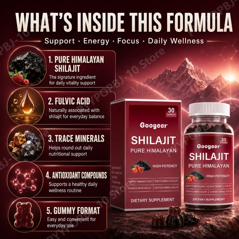 Googeer Shilajit Gummibärchen  – Health Wellness Gummies Bewertung und Preis