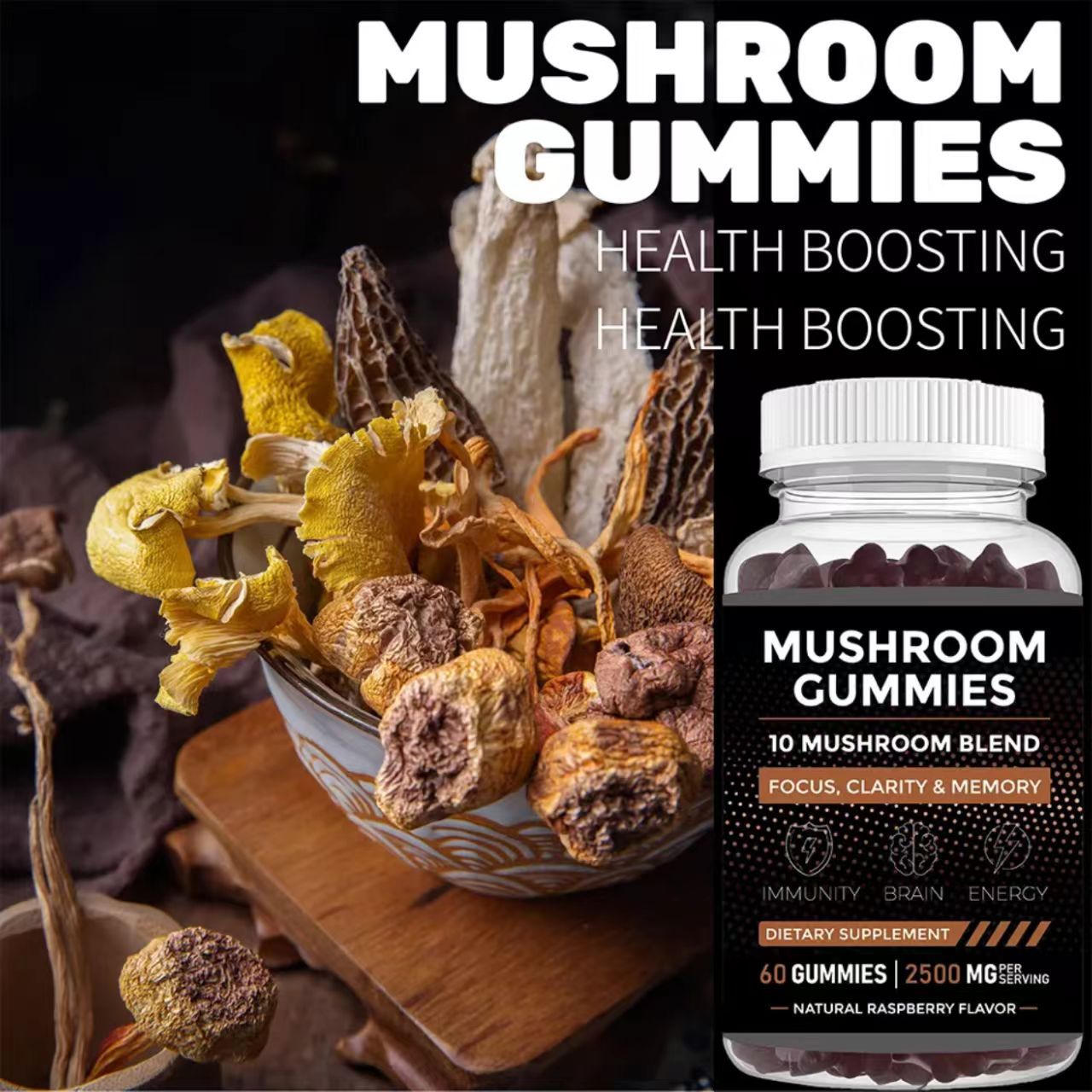 Pilz-Gummibärchen zur Unterstü – Health Wellness Gummies Bewertung und Preis